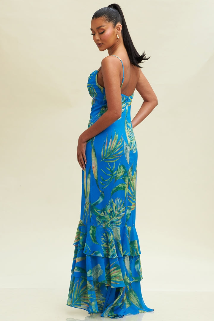 Big Leaf Quin Maxi Dress-MAXI DRESS