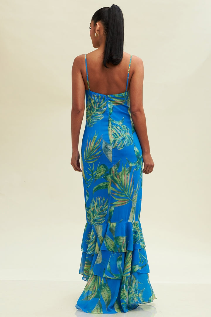 Big Leaf Quin Maxi Dress-MAXI DRESS