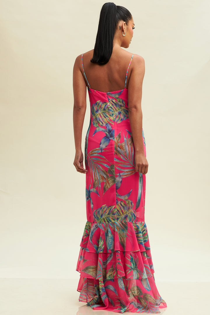 Big Leaf Quin Maxi Dress-MAXI DRESS