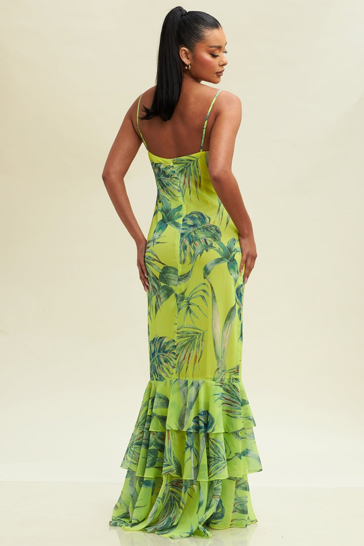 Big Leaf Quin Maxi Dress-MAXI DRESS