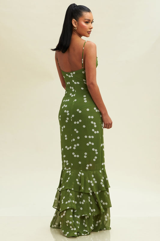 Dotted Delight Maxi Dress