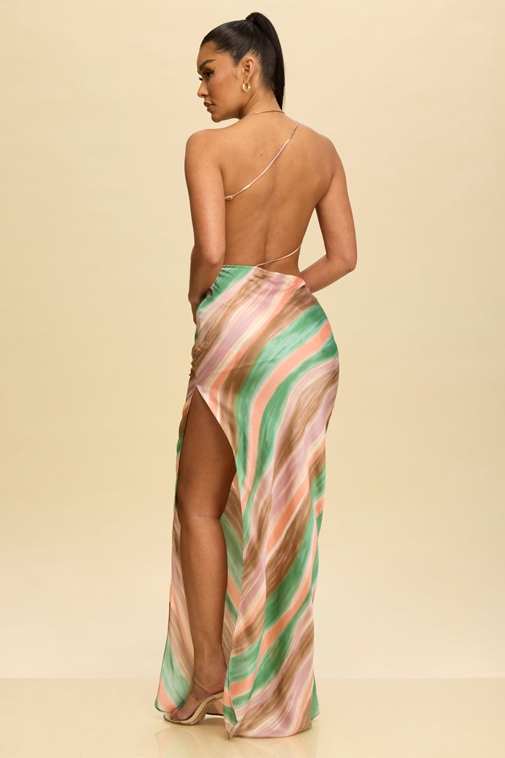 Lustrous Lines Maxi Dress